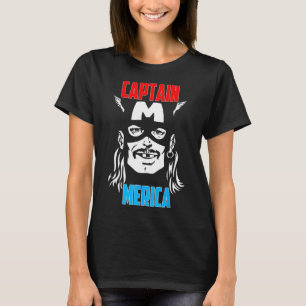 Captain Merica Drinking Independence Day 4th Of Ju T-Shirt
