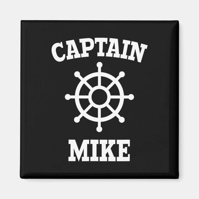 Captain Mike T Shirt  Magnet (Front)