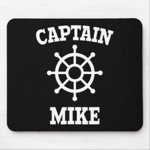 Captain Mike T Shirt Mouse Mat