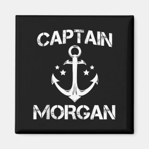 Captain Morgan Funny Birthday Ised Surname Clan Gi Magnet