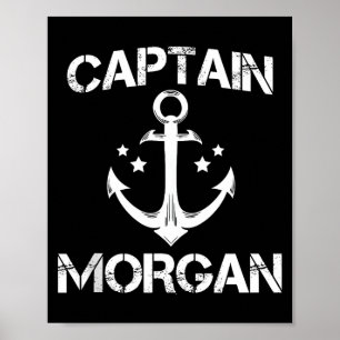 Captain Morgan Funny Birthday Ised Surname Clan Gi Poster