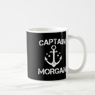 Captain Morgan Funny Birthday Personalised Surname Coffee Mug