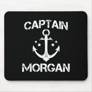 Captain Morgan Funny Birthday Personalised Surname Mouse Mat
