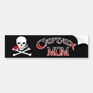 Captain Mum Bumper Sticker