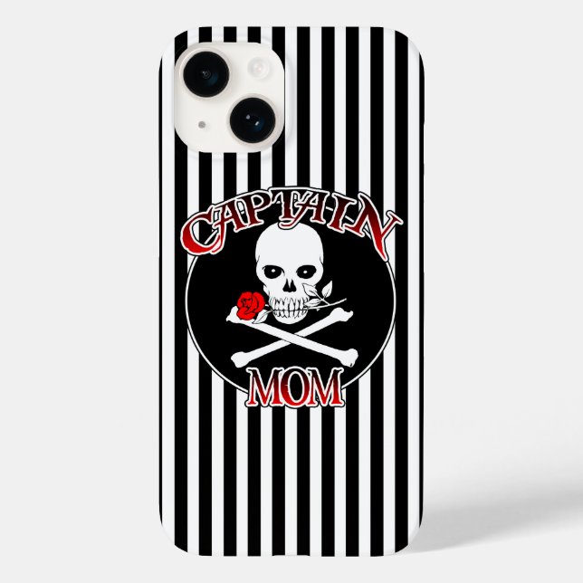 Captain Mum Case-Mate iPhone Case (Back)