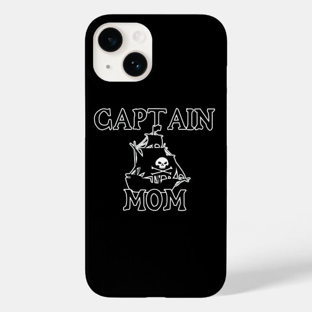 Captain Mum Case-Mate iPhone Case (Back)