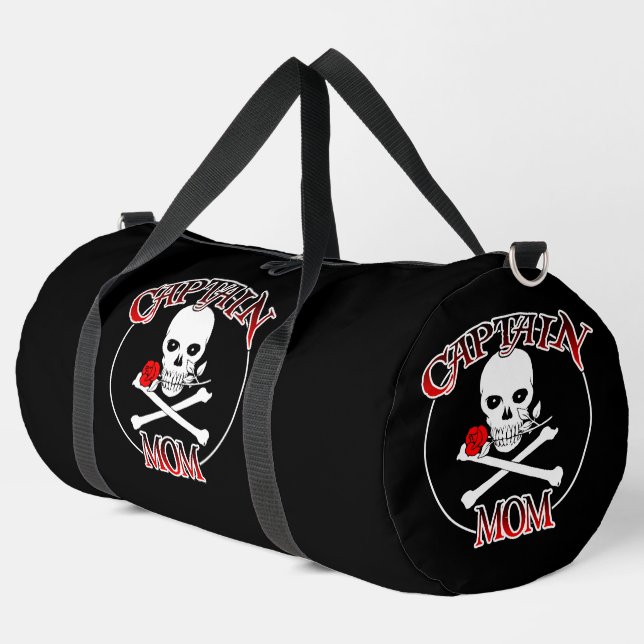 Captain Mum Duffle Bag (Left Corner)