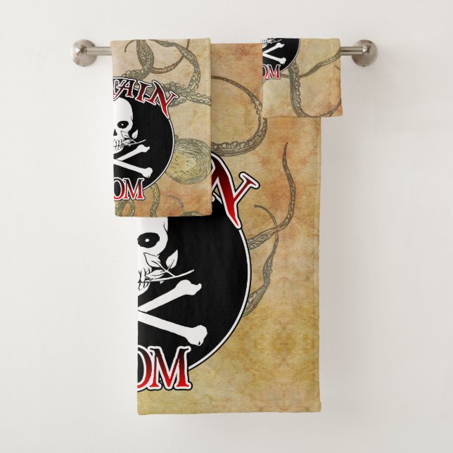 Captain Mum - Embraced by the Deep Bath Towel Set (Insitu)