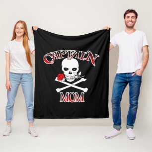 Captain Mum Fleece Blanket