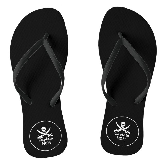 Captain Mum  Flip Flops (Footbed)