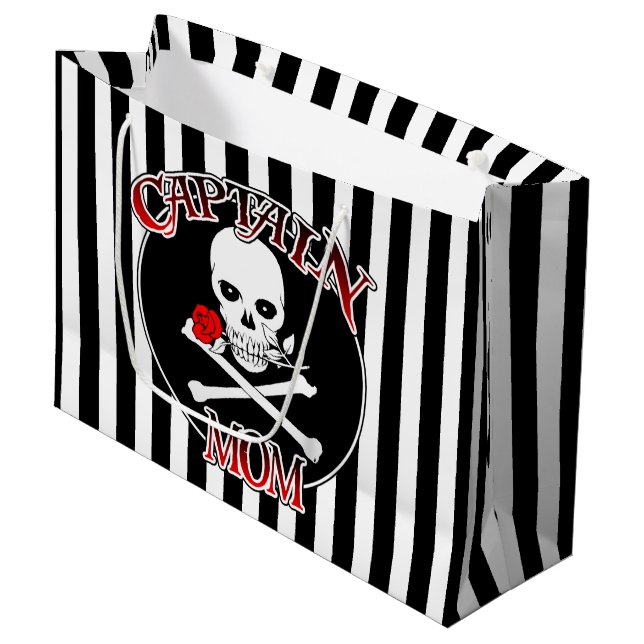 Captain Mum Gift Bag (Front Angled)