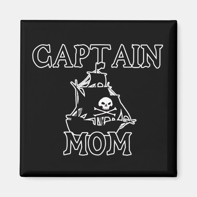 Captain Mum Magnet (Front)