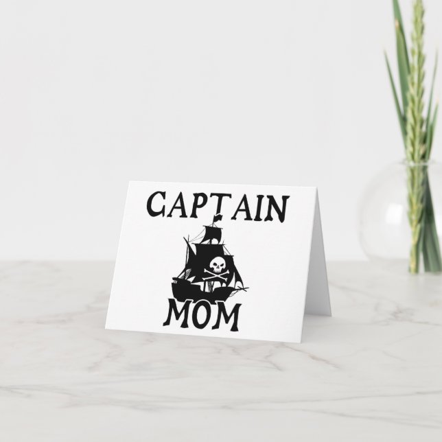 Captain Mum Note Card (Front)