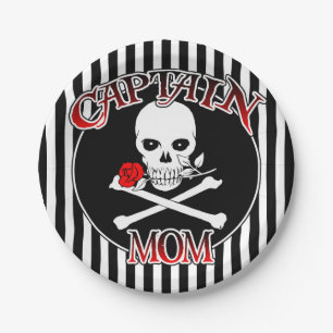 Captain Mum Paper Plates