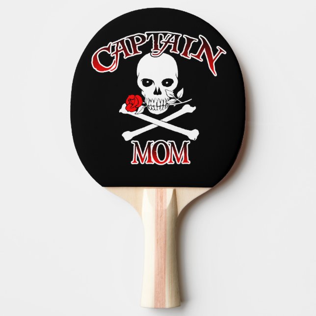 Captain Mum Ping Pong Paddle (Front)