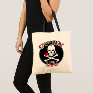 Captain Mum (Rose) Budget Tote Bag