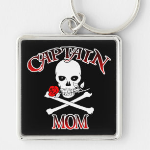 Captain Mum (Rose) Keychain