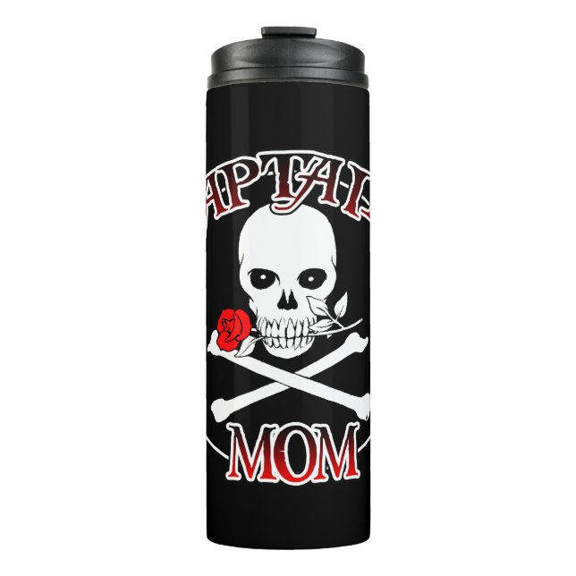 Captain Mum Thermal Tumbler (Front)