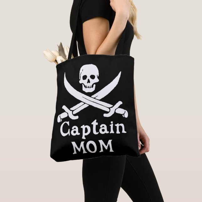 Captain Mum Tote Bag (Close Up)