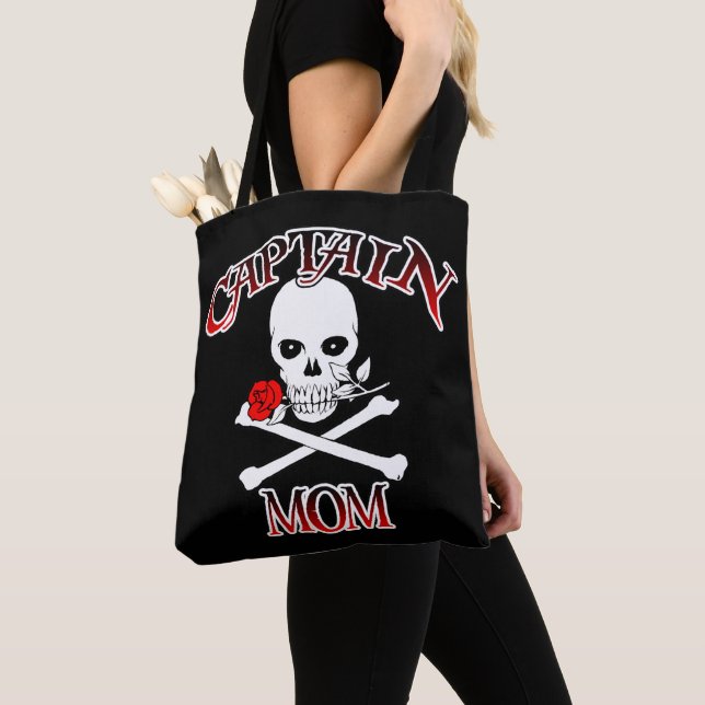 Captain Mum Tote Bag (Close Up)