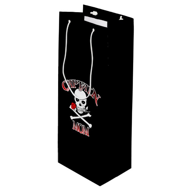 Captain Mum Wine Bag (Front Angled)