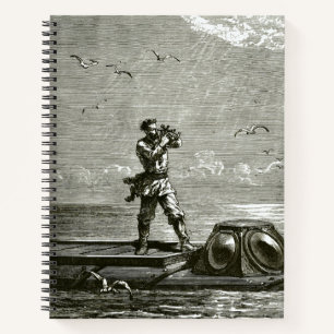 Captain Nemo from 20000 Leagues Under the Sea Notebook