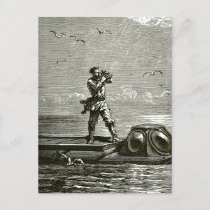 Captain Nemo from 20000 Leagues Under the Sea Postcard