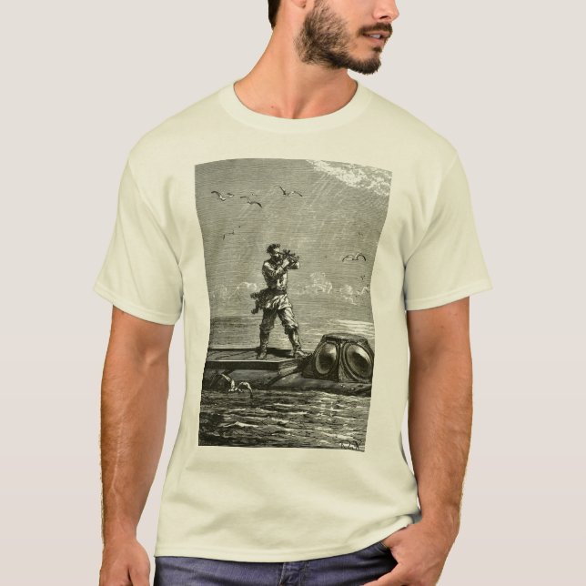 Captain Nemo from 20000 Leagues Under the Sea T-Shirt (Front)