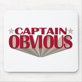 Captain Obvious Mouse Mat