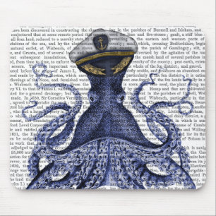 Captain Octopus Mouse Mat