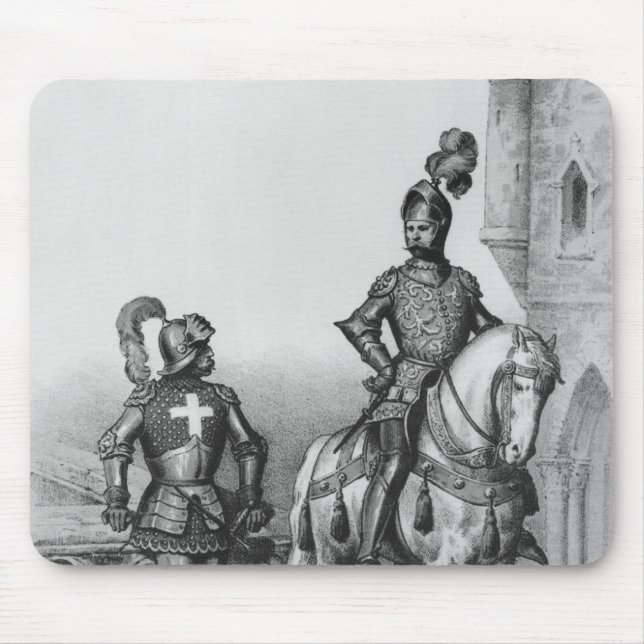 Captain of the archers of Paris Mouse Mat (Front)