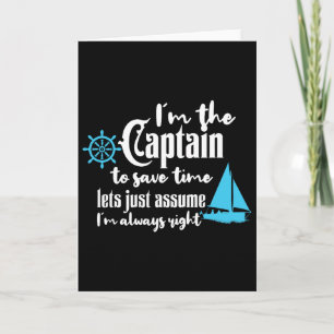 Captain Of The Boat Chaparral Boats Card