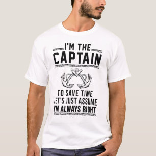 Captain Of The Boat - T-Shirt