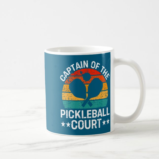 Captain Of The Ckleball Court Funny Ckleball P  Coffee Mug (Right)
