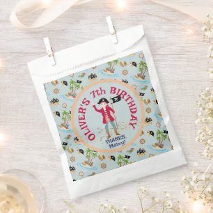 Captain of the Pirate Ship Birthday Party Favour Bags