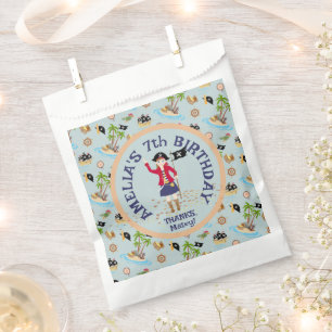 Captain of the Pirate Ship Birthday Party Favour Bags