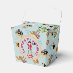 Captain of the Pirate Ship Birthday Party Favour Box