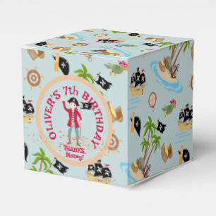 Captain of the Pirate Ship Birthday Party Favour Box