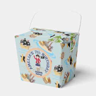 Captain of the Pirate Ship Birthday Party Favour Box