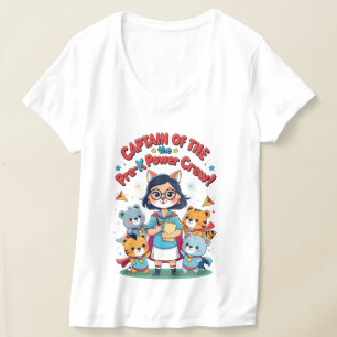 Captain of the Pre-K Power Crew T-Shirt