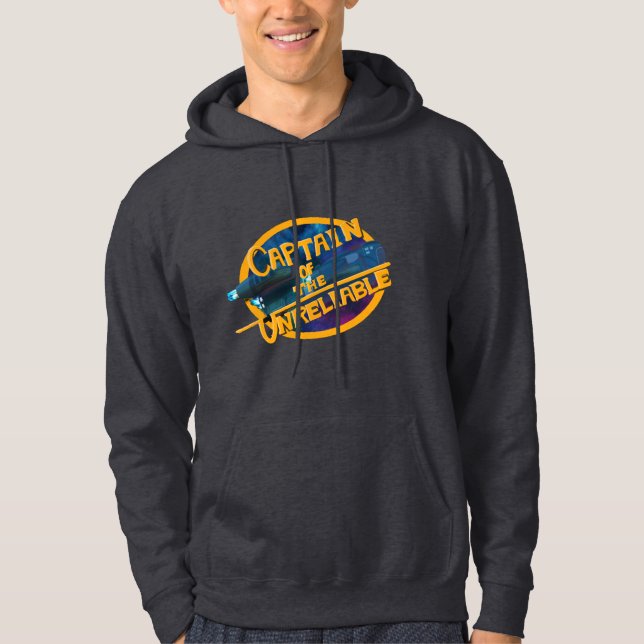 Captain of the Unreliable Hoodie (Front)