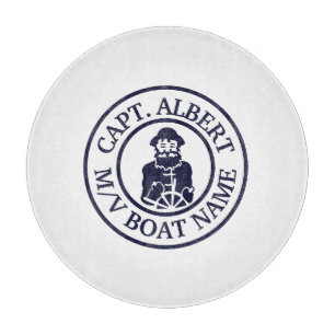 Captain Old Scruff Personalised Logo Cutting Board