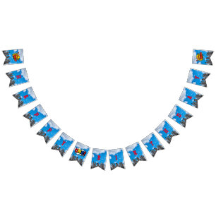 Captain One-derpants Happy Birthday  Bunting