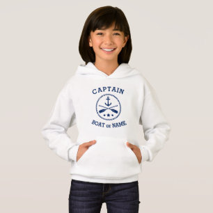 Captain or Boat Name Nautical Anchor oars stars