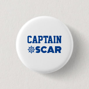Captain Oscar 3 Cm Round Badge