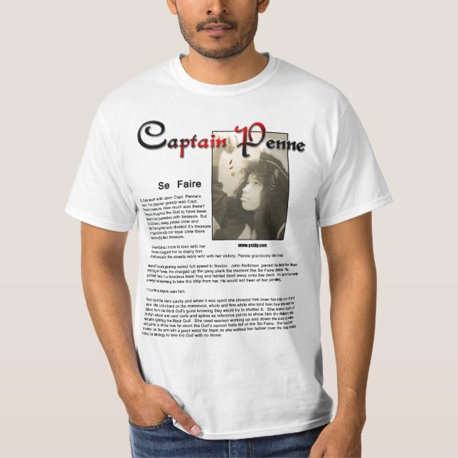 Captain Penne Tee Shirt Book chapter four (Front)