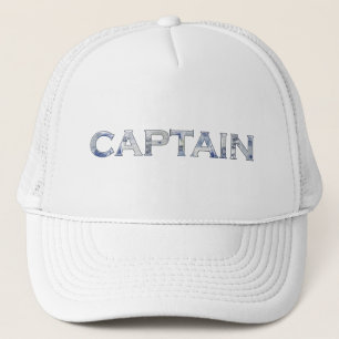 Captain personalised gifts trucker hat