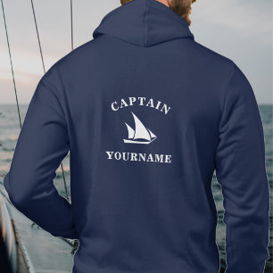 Captain Personalised Nautical Sailboat Sweatshirt