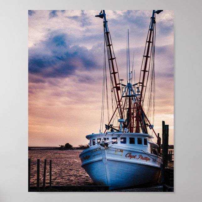 Captain Phillips Shrimp Boat Poster (Front)