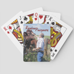 Captain-Pinzgauer Bull Playing Cards- personalise Cards